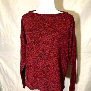 Lauren Jean co soft classic red sweater.